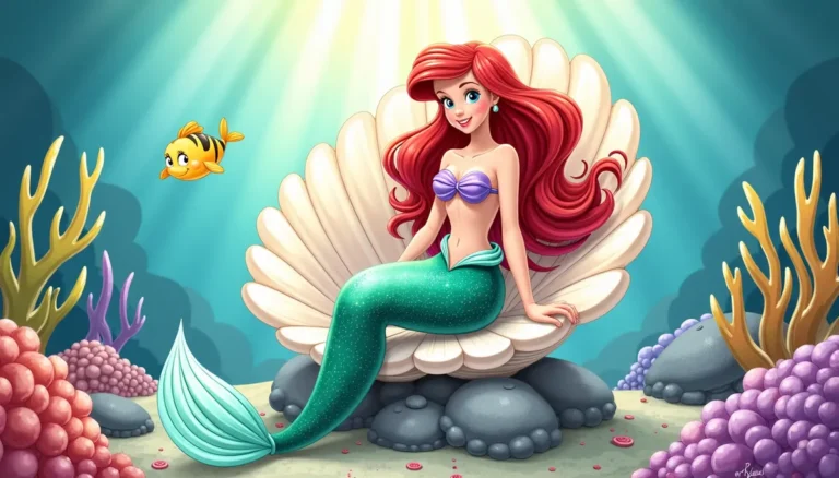 Ariel coloring pages
