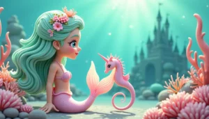 Mermaid coloring pages