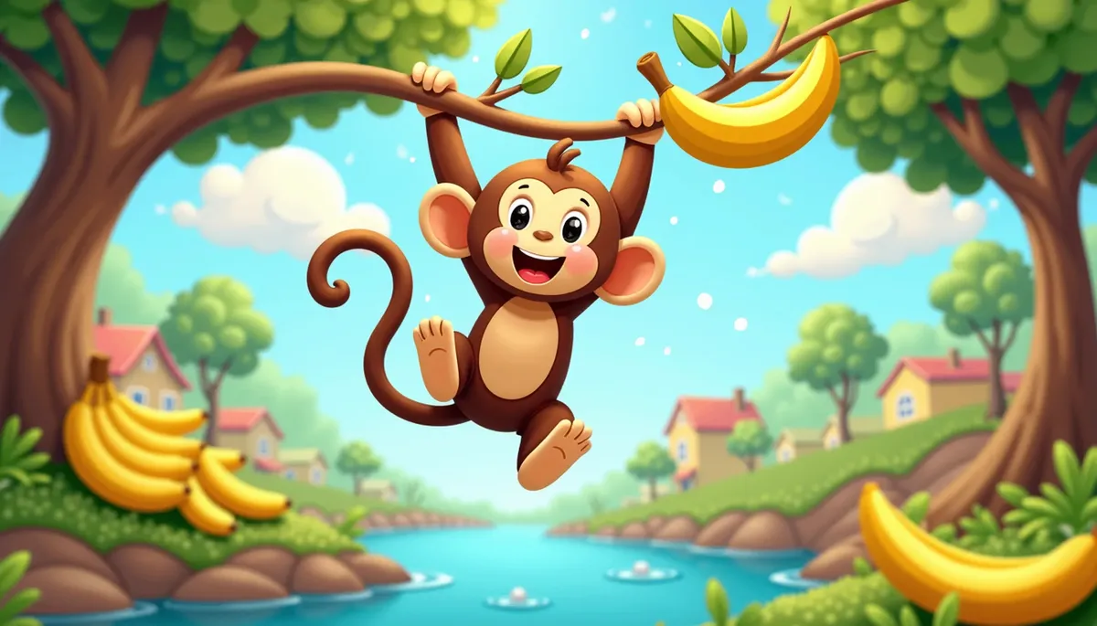 Monkey coloring pages