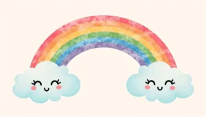 Rainbow coloring pages