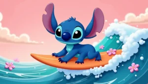 Stitch coloring pages