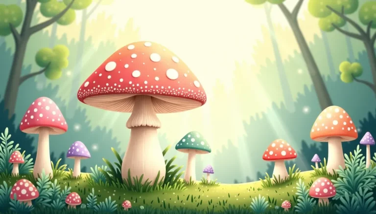 Mushroom coloring pages