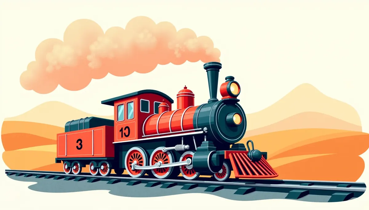 Train coloring pages
