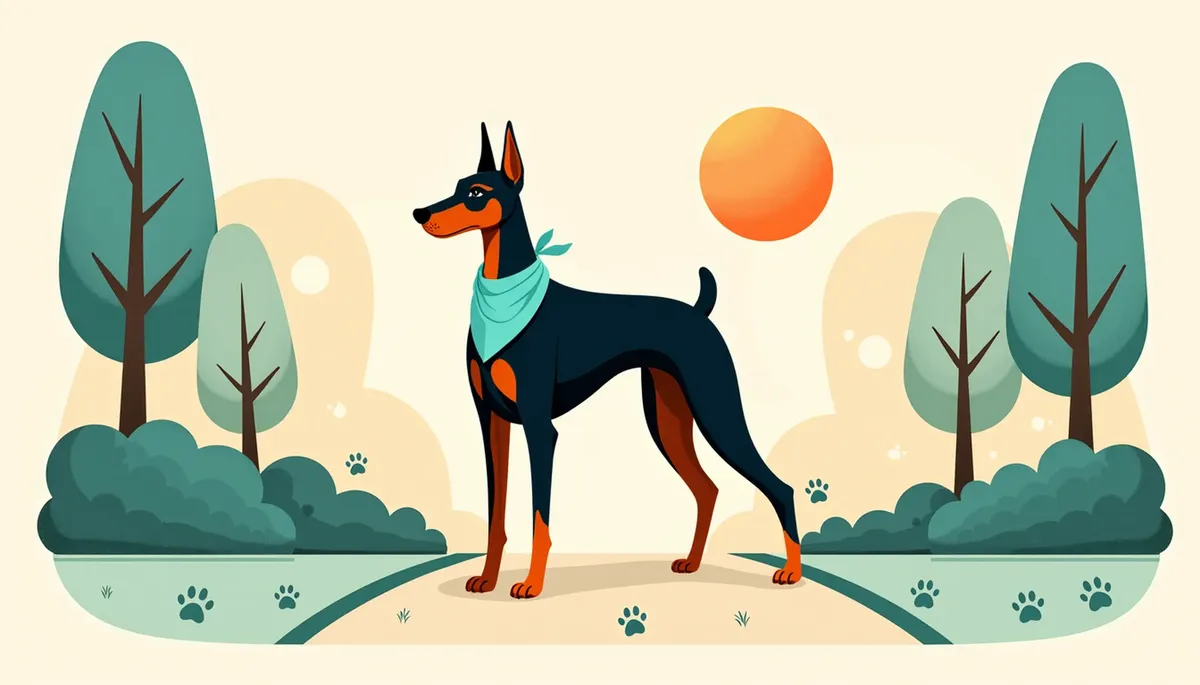 Doberman coloring pages