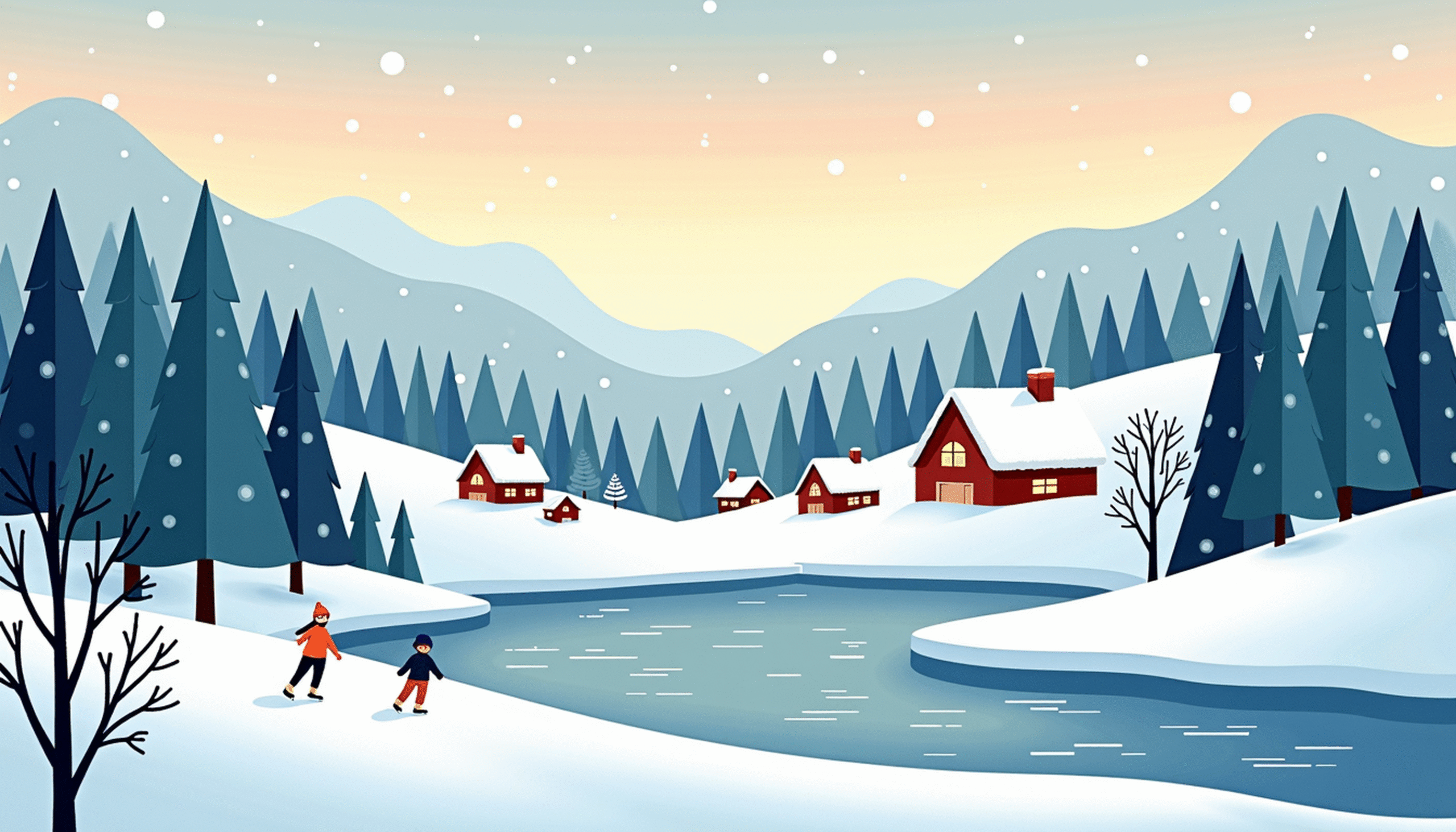 Winter coloring pages