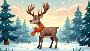 Reindeer coloring pages